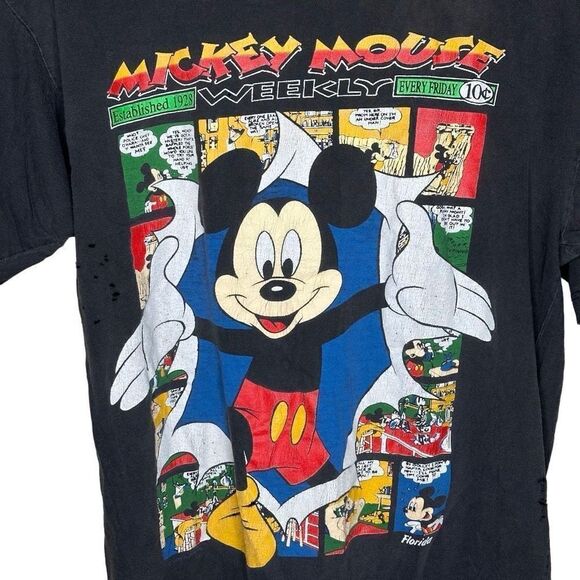 Vintage Mickey Mouse Shirt Men Size Large - Picture 3 of 5